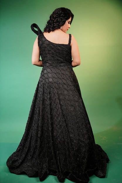Western Gown in Black