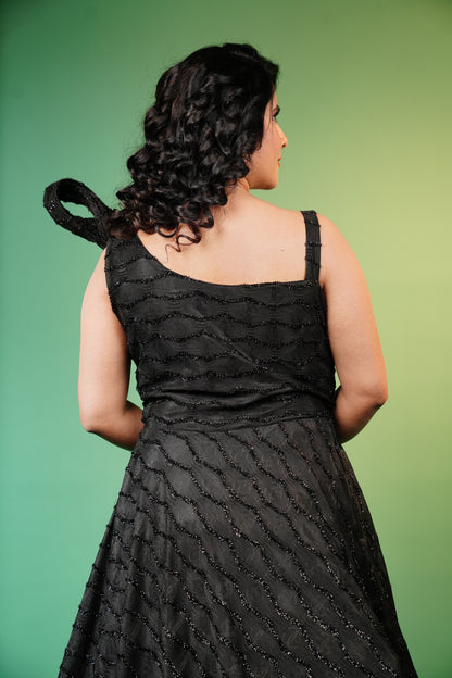 Western Gown in Black