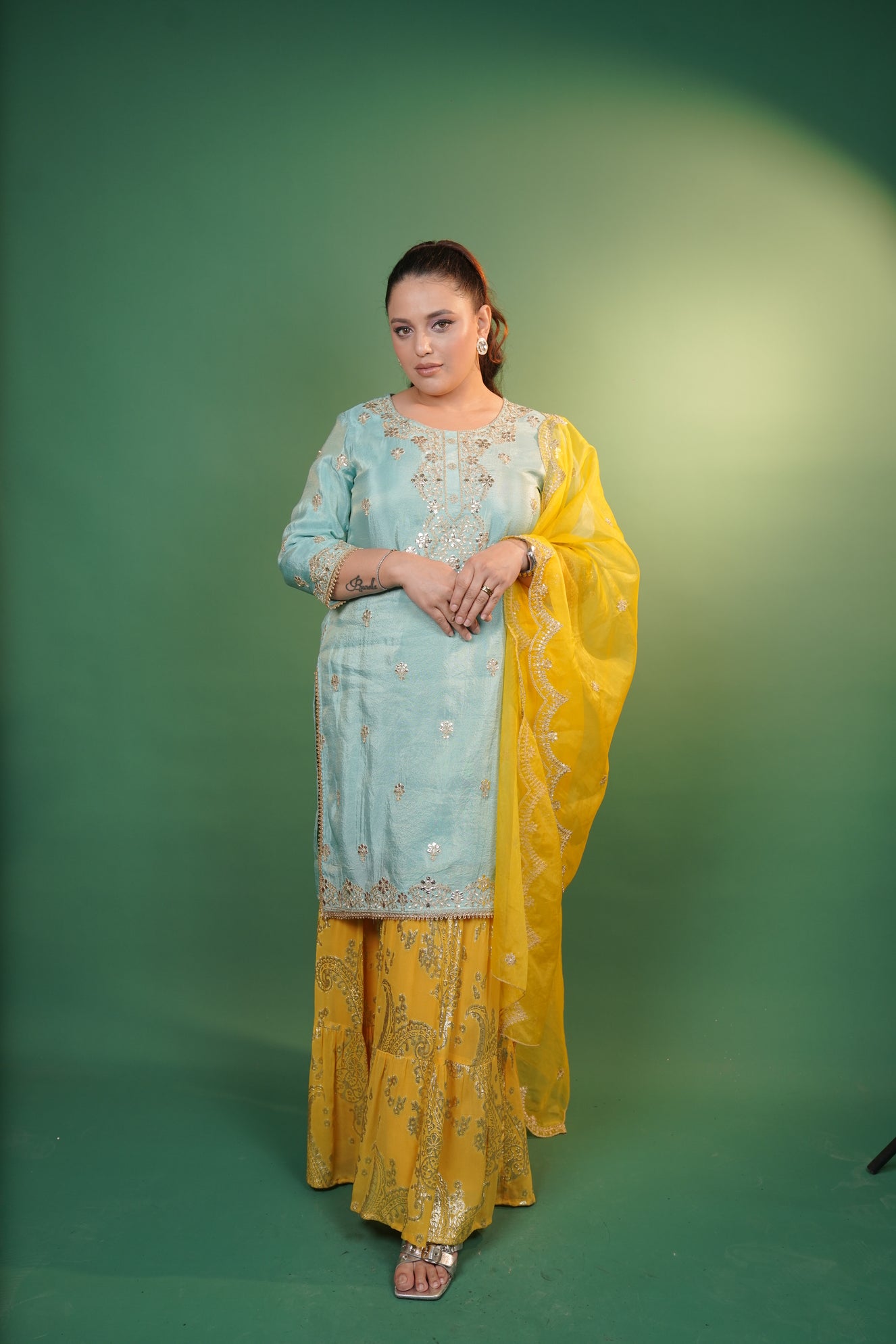 Kurti and Gharara Set