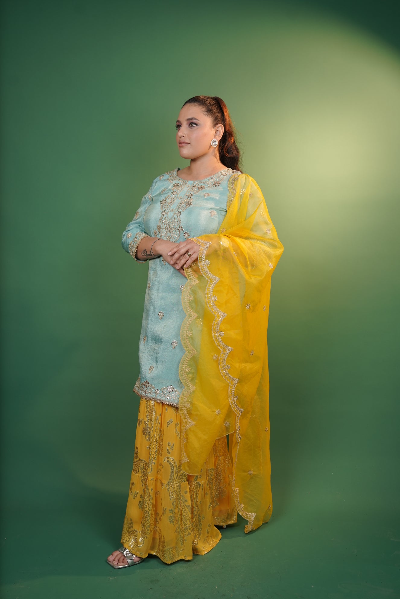 Kurti and Gharara Set