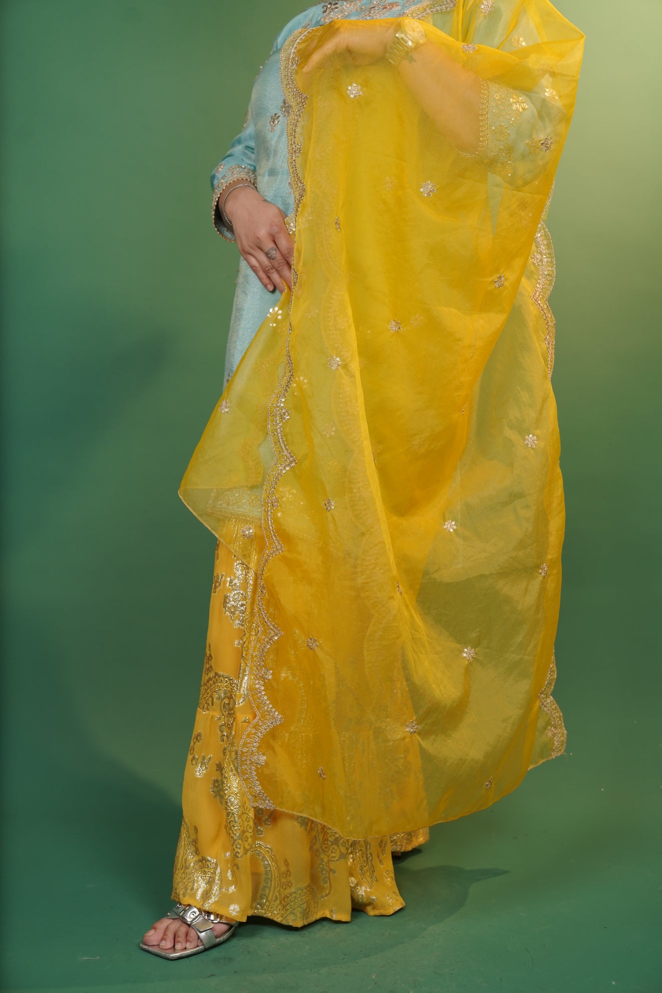 Kurti and Gharara Set