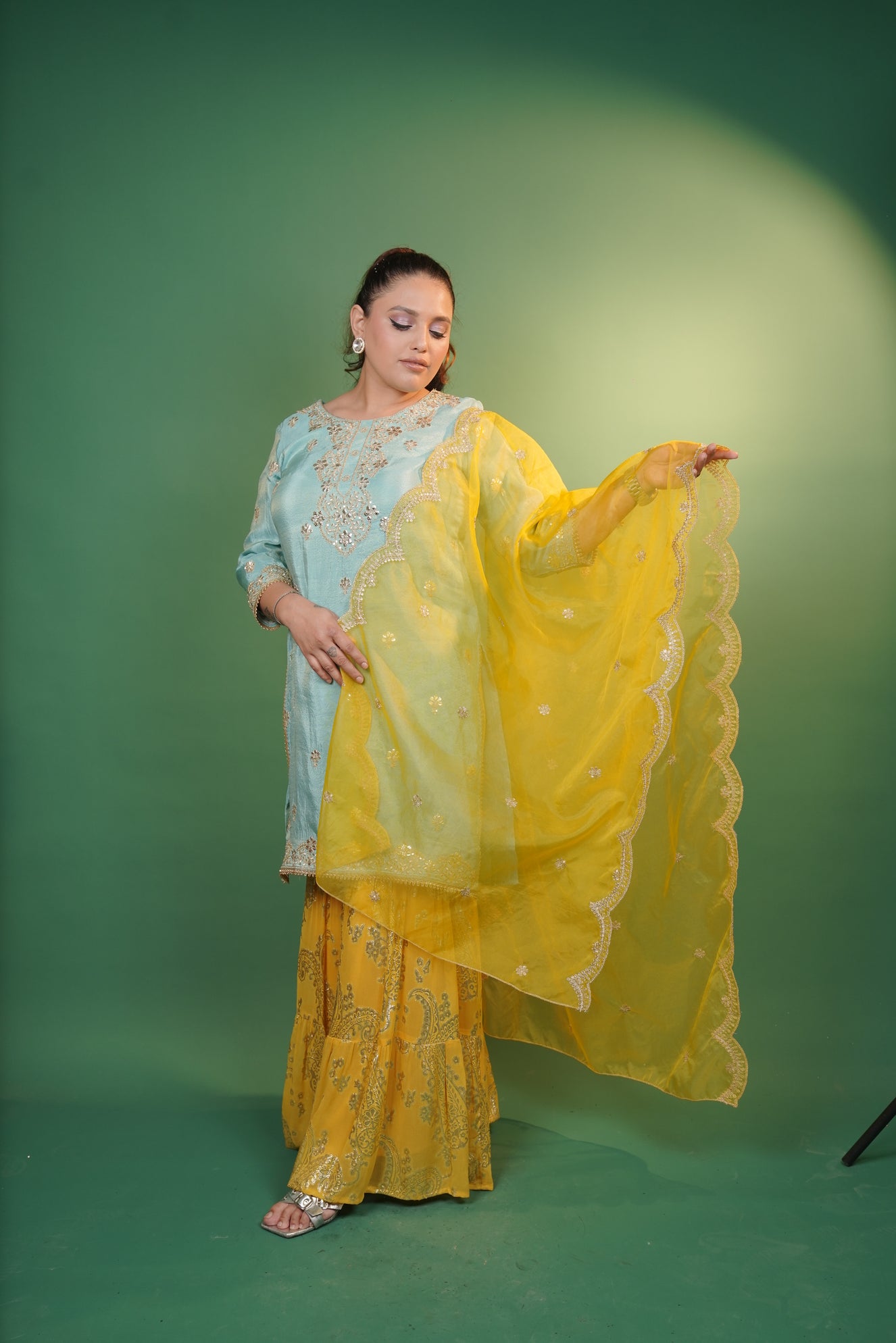 Kurti and Gharara Set