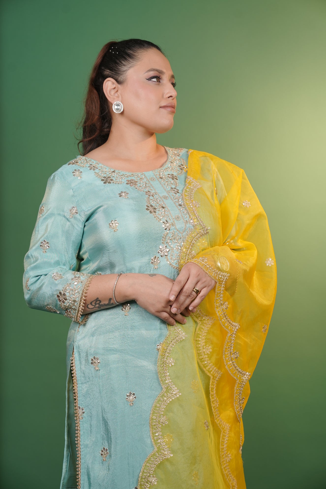 Kurti and Gharara Set