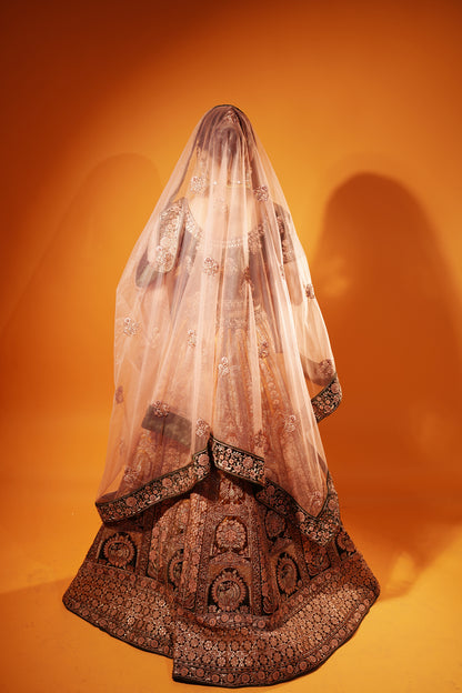 Velvet Bridal Lehenga