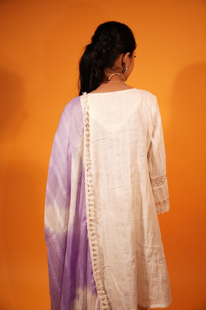 Short Frock Style Kurti Set