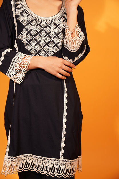 Dark Blue Co-ord Set