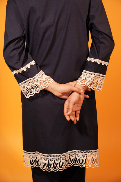 Dark Blue Co-ord Set