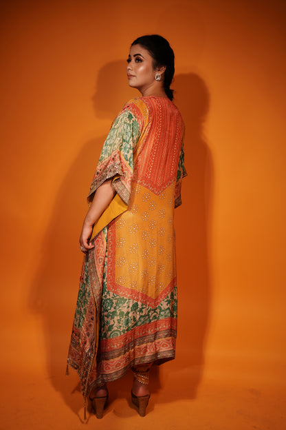 Gota Patti Kaftan with Pant