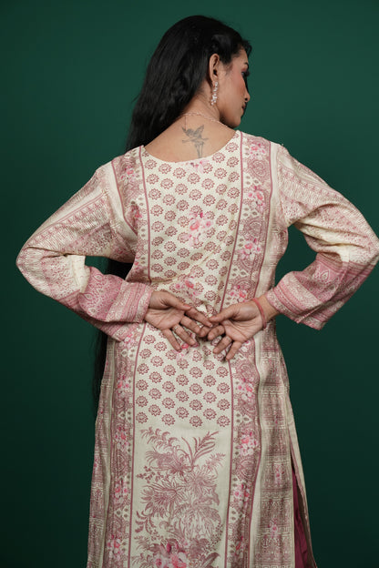 Ethereal Elegance – Kurti Set with Pant & Dupatta