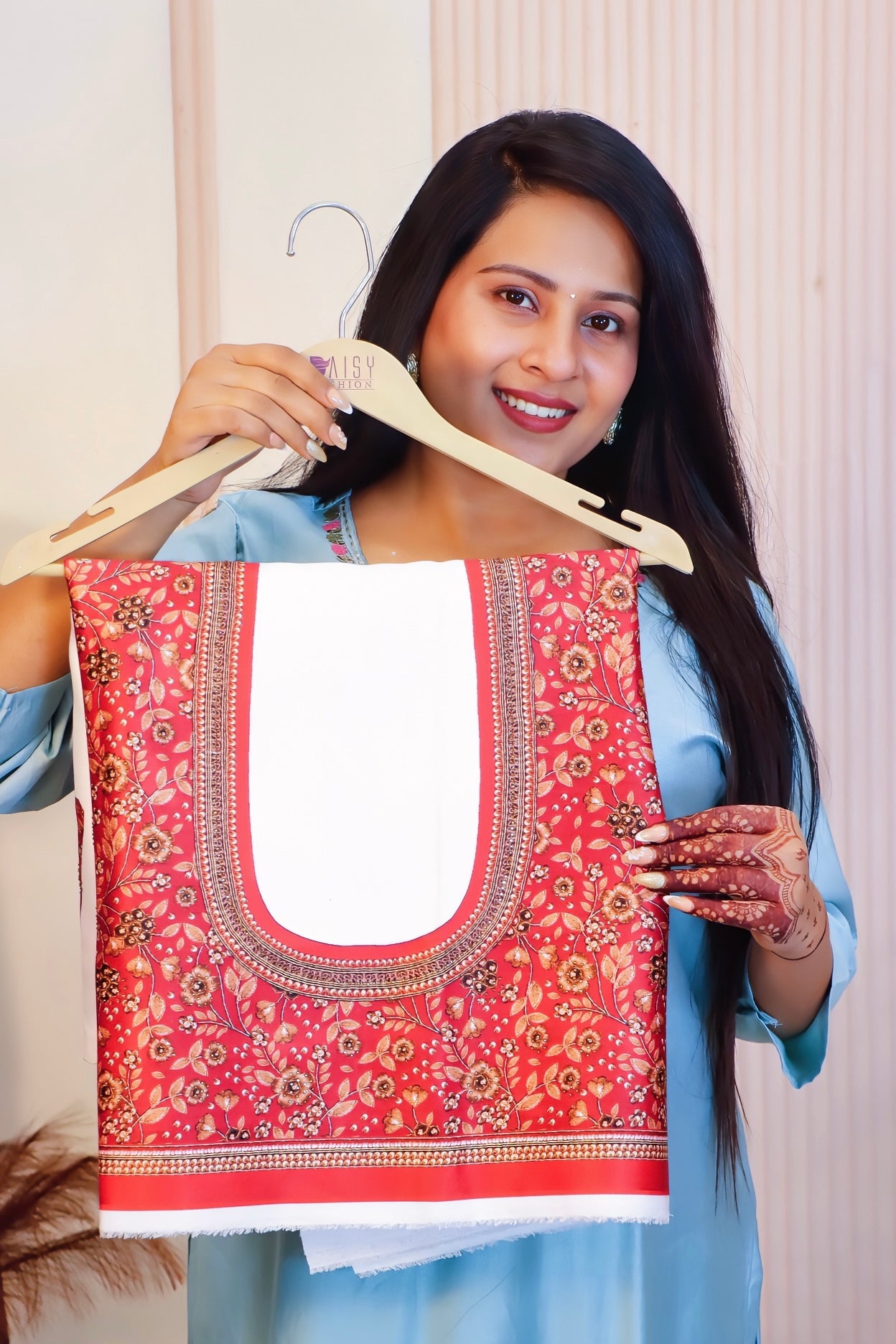 Multicolor Art Silk Unstitched Lehenga