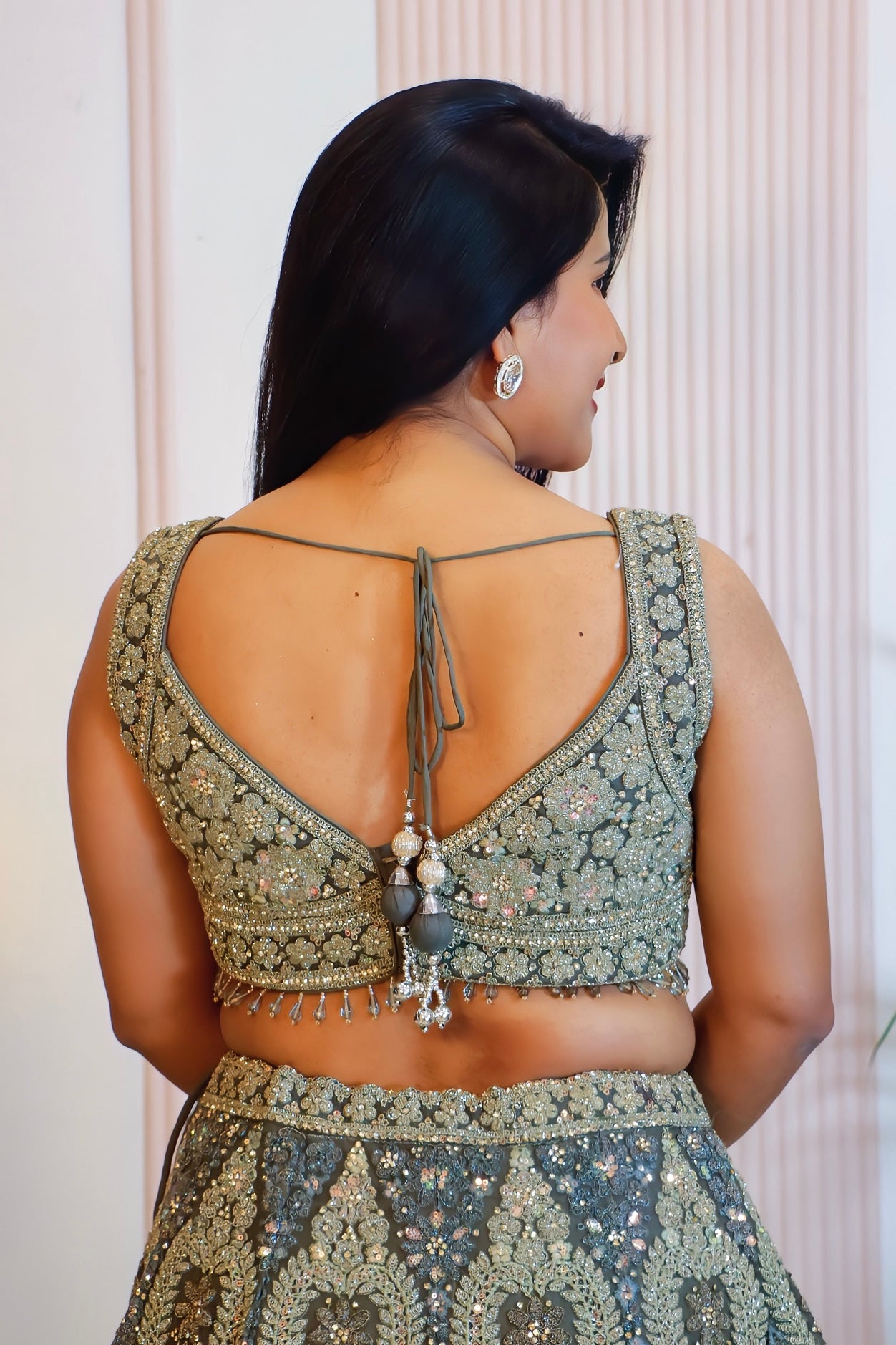 Heena Green Lehenga Set