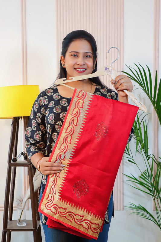 Red Silk Saree