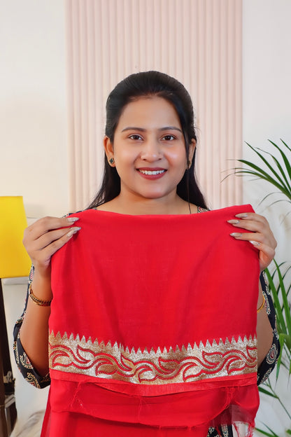 Red Silk Saree