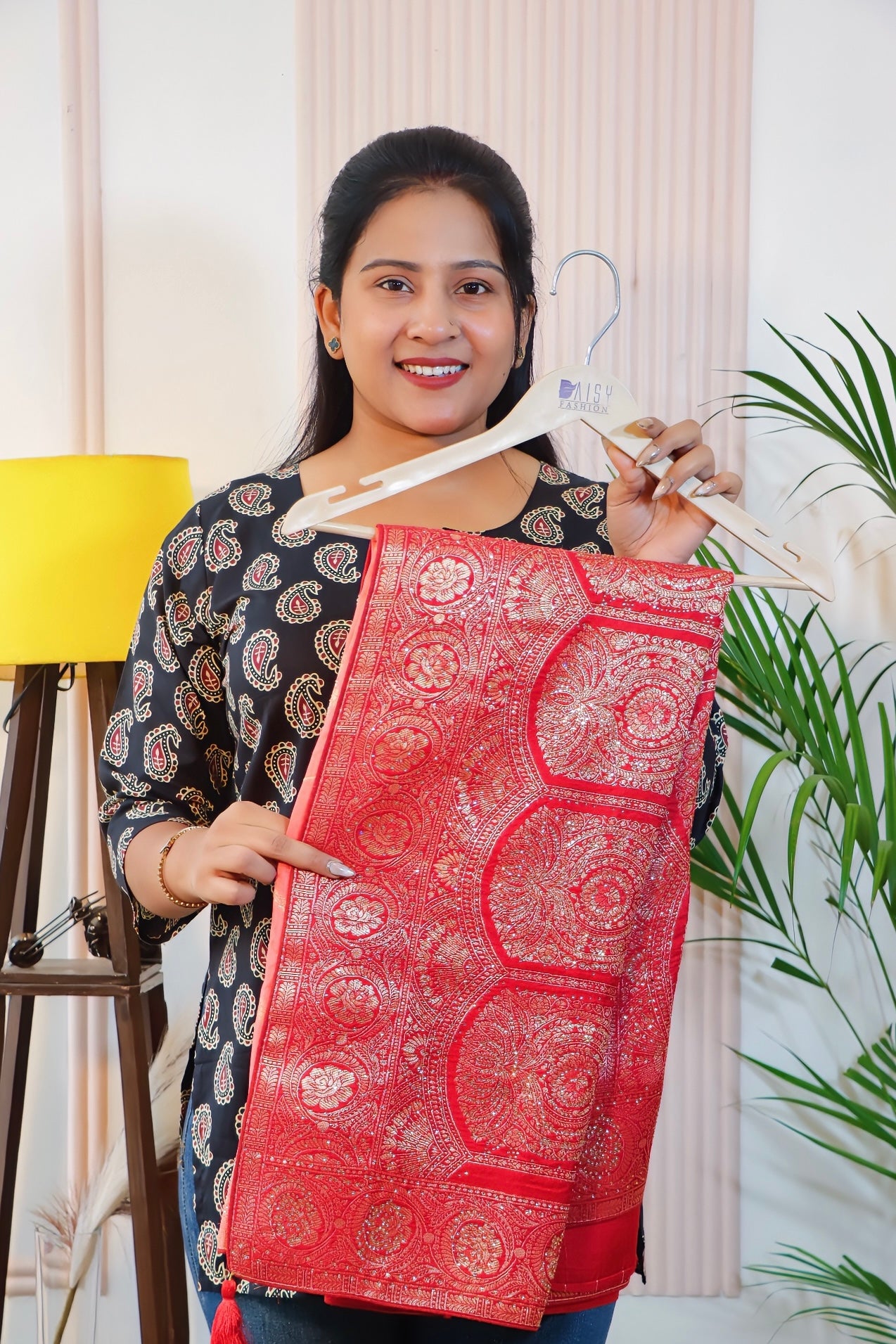 Peach Silk Saree
