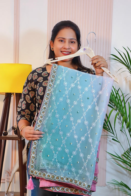 Multicolor Chiffon Elegance Saree