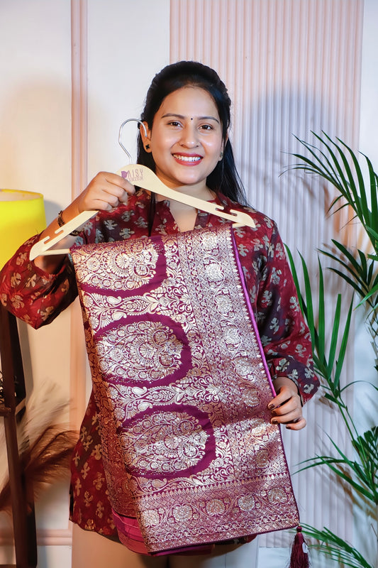 Banarasi Silk Unstitched Saree