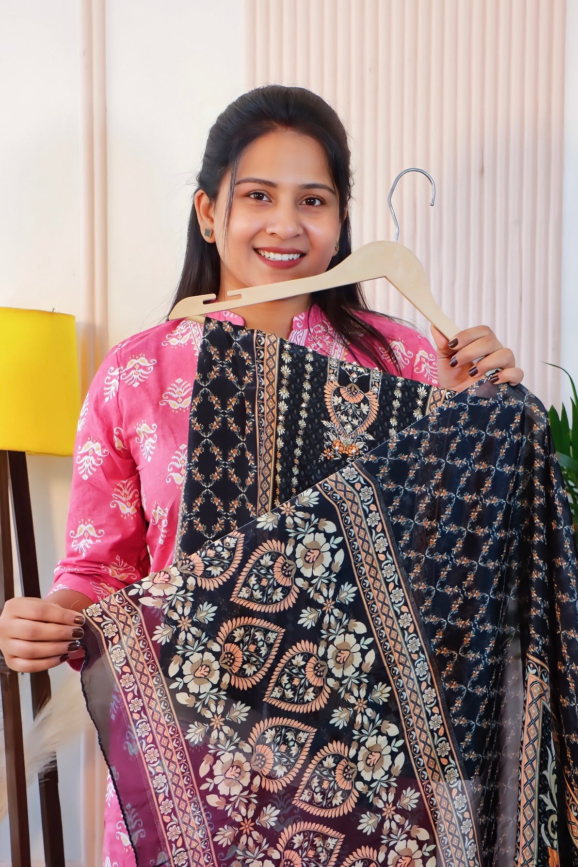 Black Unstitched Suit Set