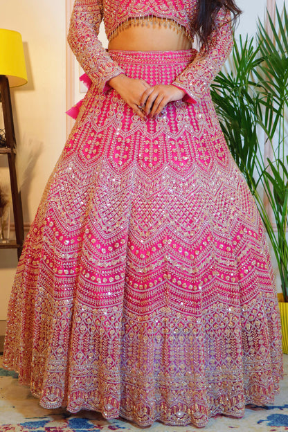 Hot Pink Lehenga