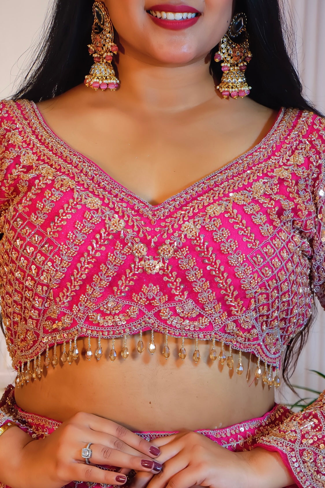 Hot Pink Lehenga