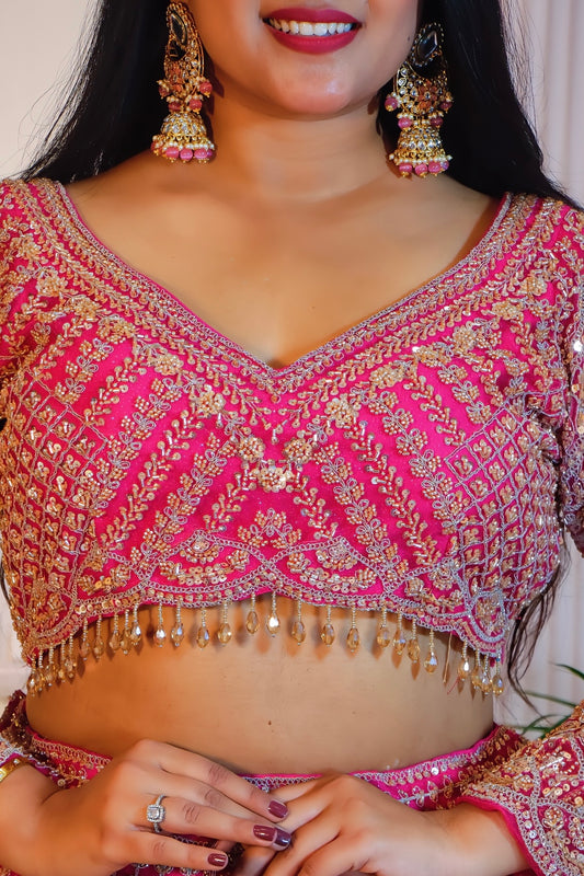 Hot Pink Lehenga