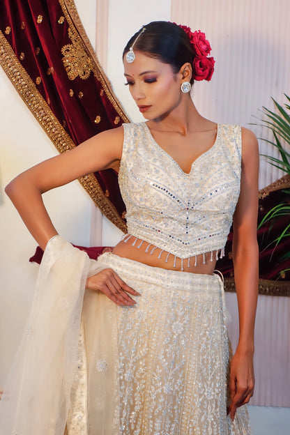 Ivory Lehenga