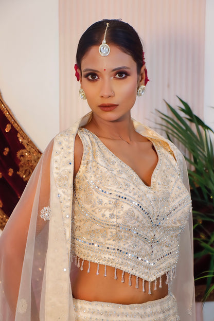 Ivory Lehenga