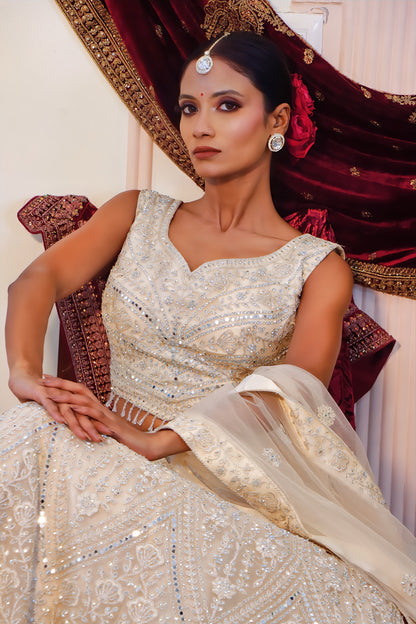 Ivory Lehenga