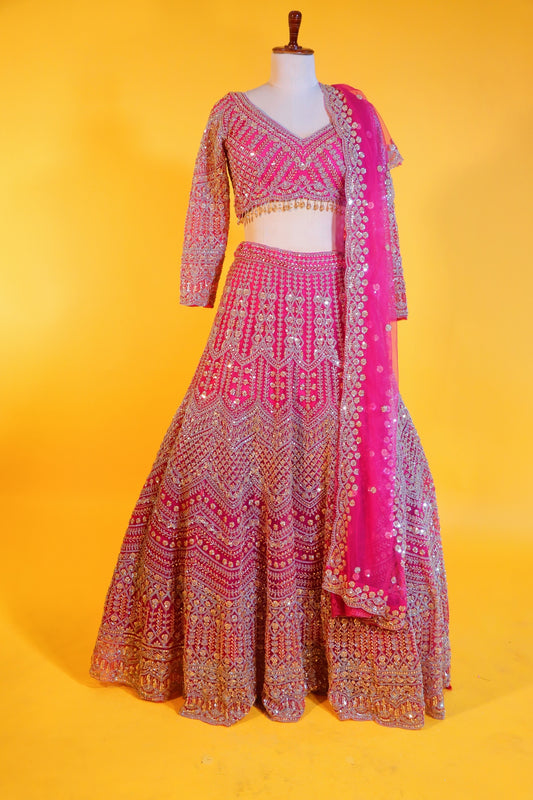 Hot Pink Lehenga
