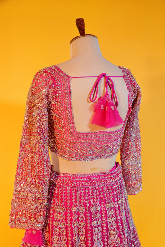 Hot Pink Lehenga