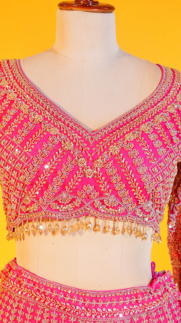 Hot Pink Lehenga