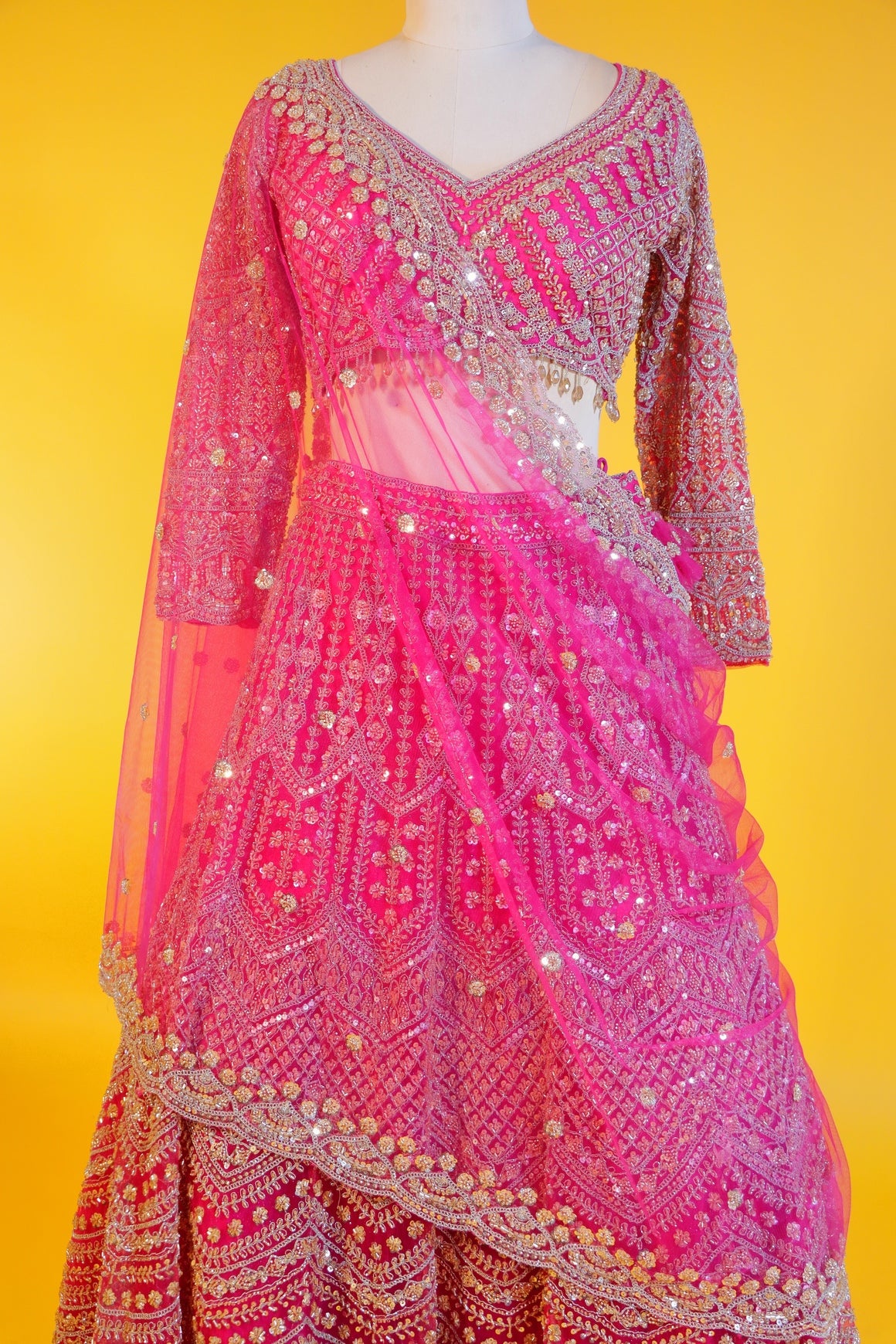 Hot Pink Lehenga