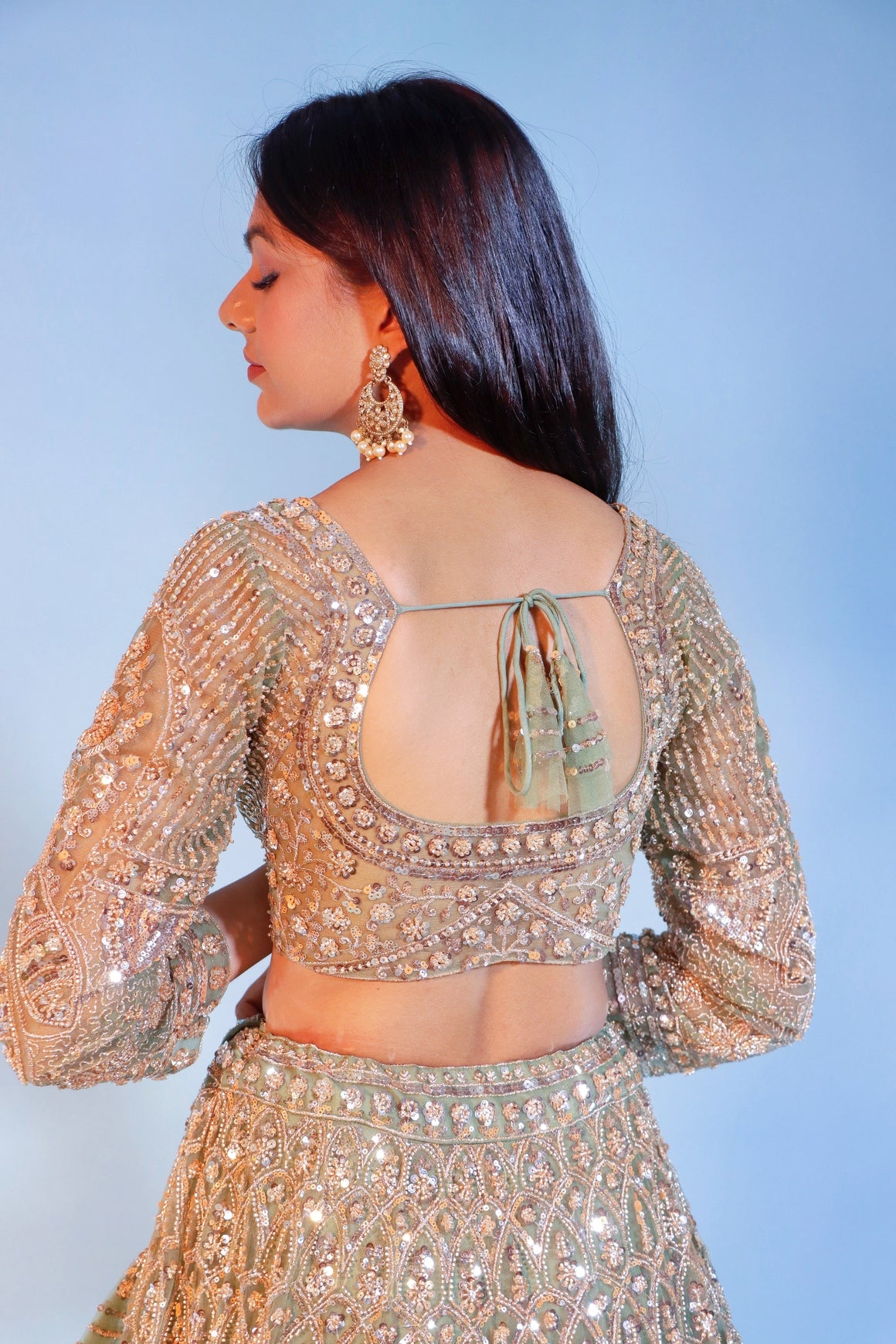Mint Green Bridal Lehenga