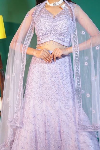 Fish-Cut Lehenga