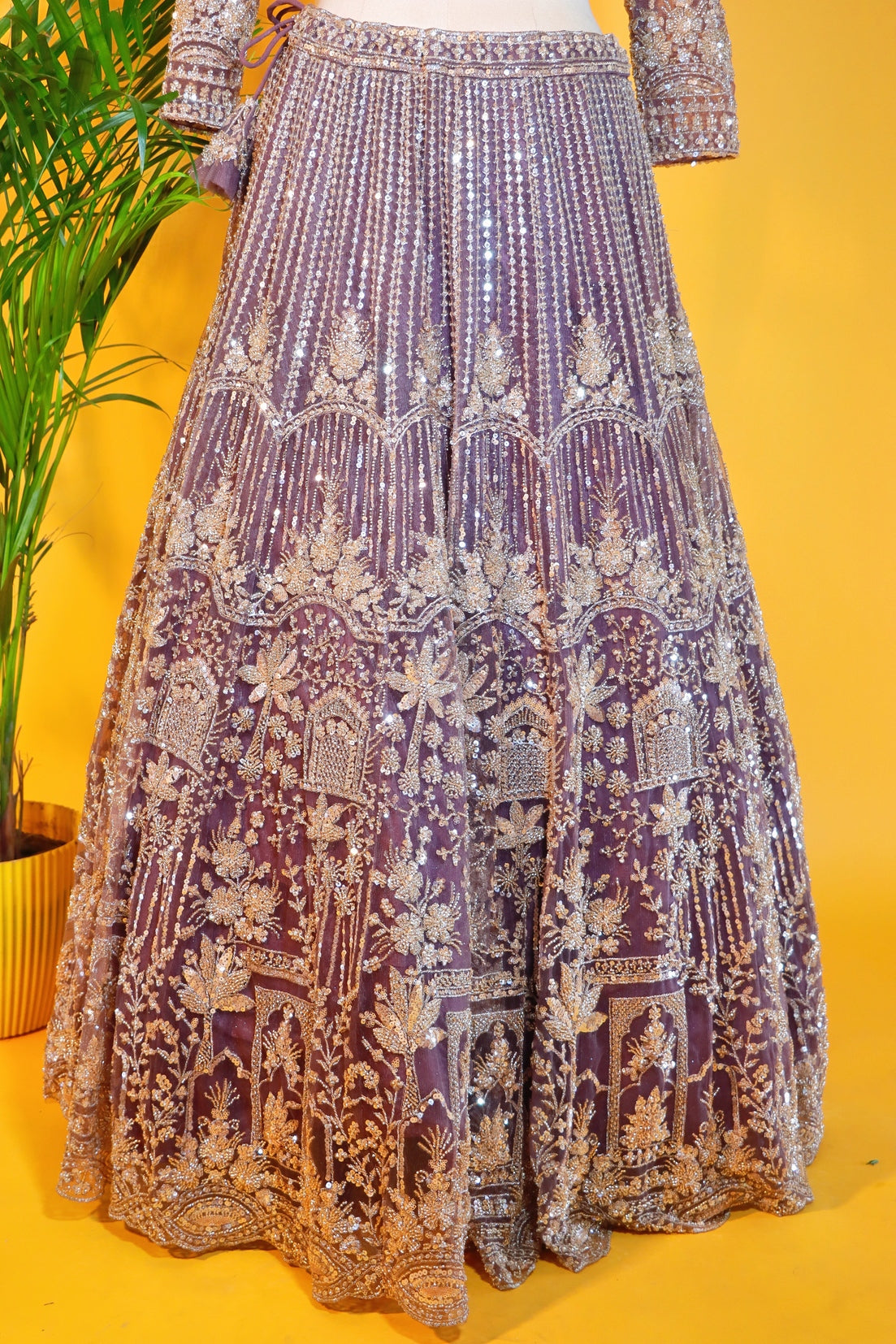 Elegant Onion Pink Lehenga