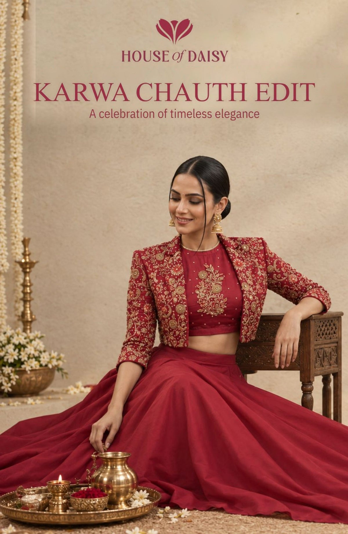 House of Daisy — Karwa Chauth Edit. A celebration of timeless elegance.