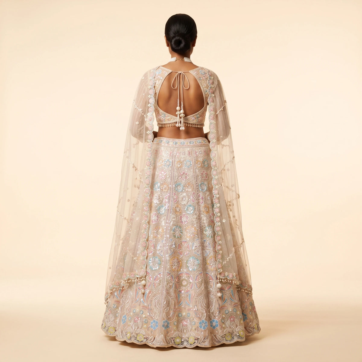 Peach Pink Lehenga