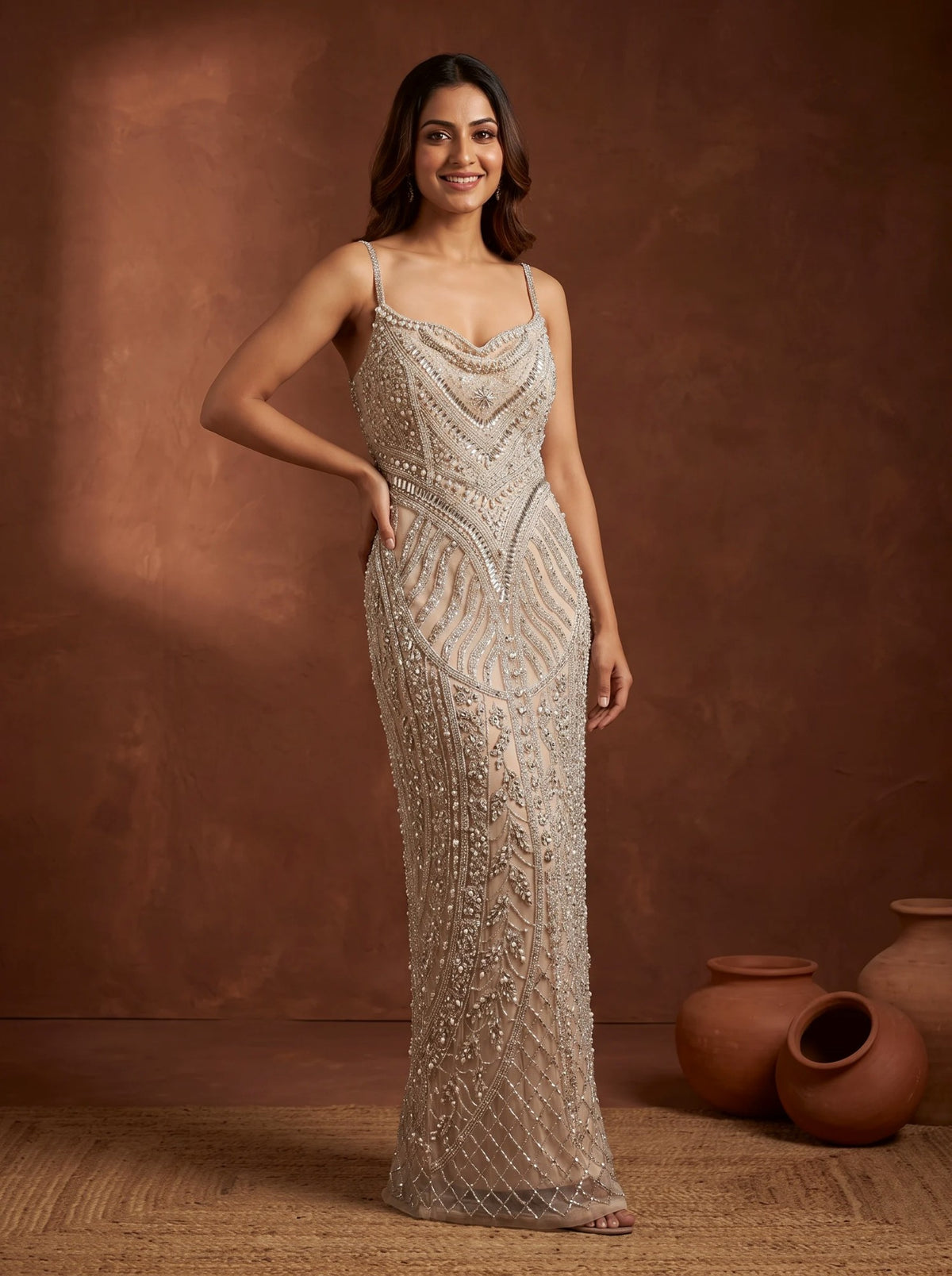 Stone Gown, hand on hip