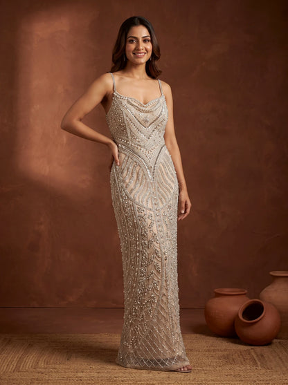 Stone Gown, hand on hip